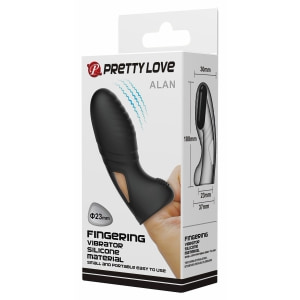 Stimulator Cu Vibrații Clitoris Pretty Love Alan Negru Thumb 8
