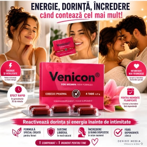 Stimulent Venicon Pentru Femei 4capsule Thumb 1
