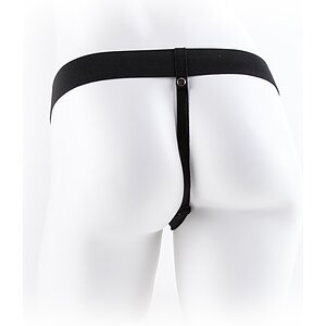 Strap-On 18cm Vibrating Hollow Thumb 4