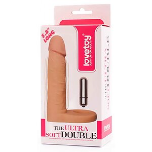 Strap-on Bărbați The Ultra Soft Double 12cm Thumb 4