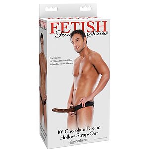 Strap-On Chocholate Dream 25cm Negru Thumb 3