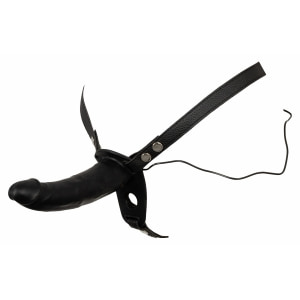 Strap On Cu Vibrații Double Thruster Negru Thumb 2