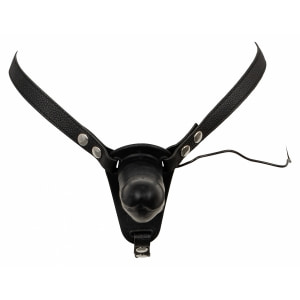 Strap On Cu Vibrații Double Thruster Negru Thumb 3