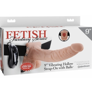 Strap-on Fetish Fantasy 24cm cu Vibrații Thumb 9