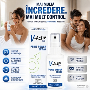 Pachet Spray V-activ Penis Power For Men 50ml + Cremă Pentru Potență Penis Booster 125ml Thumb 3