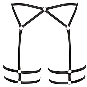 Portjartier Cottelli Collection Hidden Flame Negru S-M Thumb 3