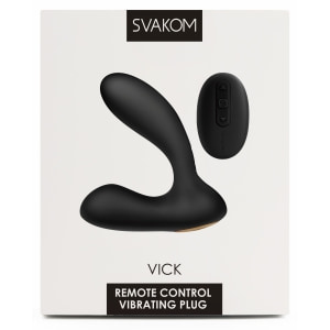 Svakom Vick Remote Control Prostată Și Punct G Negru Thumb 13