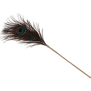 Taboom Dona Peacock Tickler Pene Păun Roz Auriu 27 cm Thumb 1
