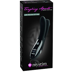 Vibrator Tingling Apart eStim Negru Thumb 1