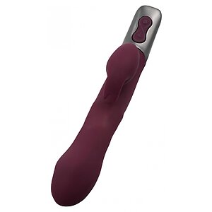 Titanz NMC 21.5cm — 10 Vibrații + 10 Rotații, Reîncărcabil Roșu Thumb 8