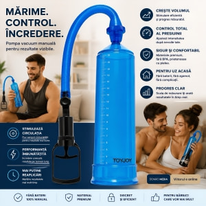 ToyJoy Power Pompă Manuală Pentru Penis Albastru Thumb 7