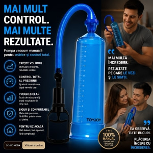 ToyJoy Power Pompă Manuală Pentru Penis Albastru Thumb 5