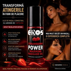 Ulei de Masaj Strawberry Power Warming 100ml Thumb 1
