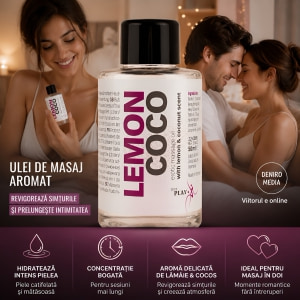 Ulei Masaj Just Play Lemon Coco 50ml Thumb 4