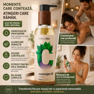 Ulei Natural De Masaj Cobeco Bio 150 ml, Hidratare Delicată Thumb 2