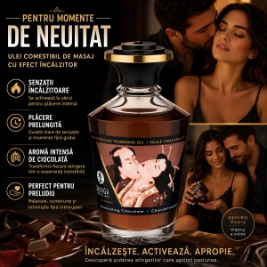 Uleiul Afrodisiac de Masaj cu Ciocolată cu Efect Încălzitor 100ml Thumb 5