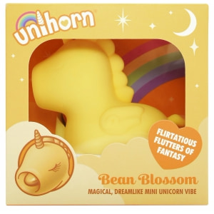 Unihorn Bean Blossom: Vibrator Mini 10+10 Reîncărcabil Galben Thumb 9