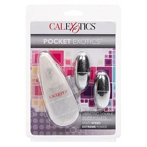 Vibrating Pocket Exotics Argintiu Thumb 2
