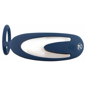 Vibrating Prostate Plug With Ring Albastru Thumb 1