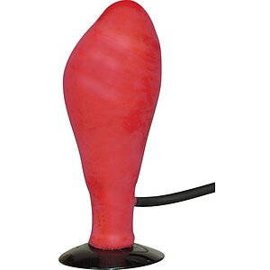 Vibrator Balloon Inflatable Dildo Roșu Thumb 4