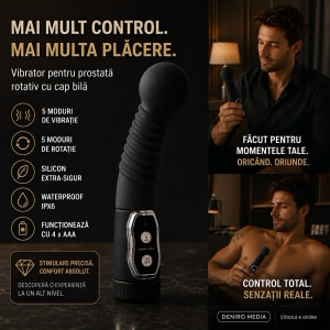 Vibrator Bărbați Pentru Prostată Twister Negru Thumb 13