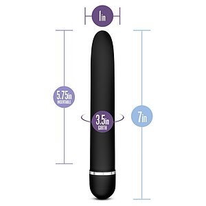Vibrator Clasic Luxuriate Negru Thumb 4