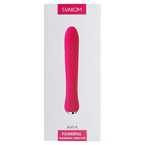 Vibrator Cu Încălzire Anya Plum Roz Thumb 3