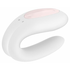 Vibrator Cuplu Satisfyer Double Joy Alb Thumb 3