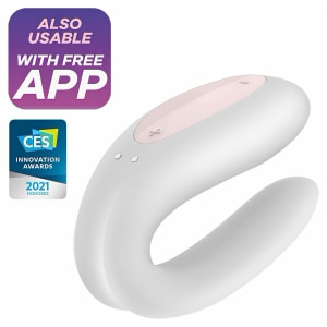 Vibrator Cuplu Satisfyer Double Joy Alb Thumb 7
