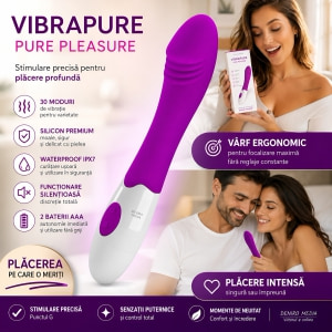 Vibrator Esențial Pretty Love Punct G Adorabil Mov Thumb 7