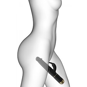 Vibrator Furious Rabbit Negru Thumb 6