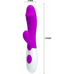 Vibrator Iepuraș Frumos Acțiune Rapidă Mov Thumb 4