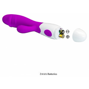 Vibrator Iepuraș Frumos Acțiune Rapidă Mov Thumb 8