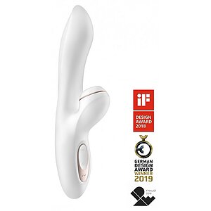 Vibrator Iepuraș Satisfyer Profesional Punctul G Alb Thumb 5