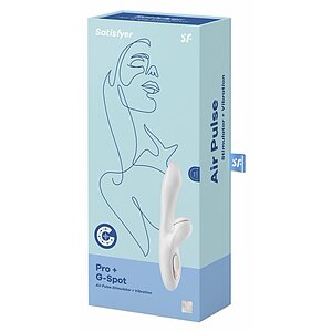 Vibrator Iepuraș Satisfyer Profesional Punctul G Alb Thumb 6