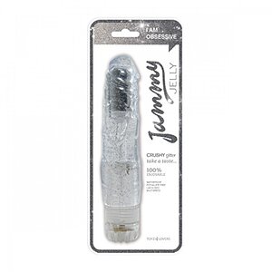 Vibrator Jelly Crushy Glitter Transparent Thumb 1