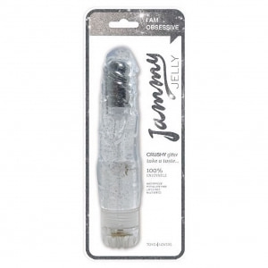 Vibrator Jelly Crushy Glitter Transparent Thumb 2