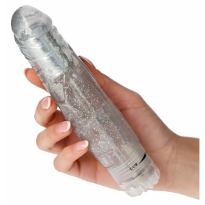 Vibrator Jelly Crushy Glitter Transparent Thumb 1