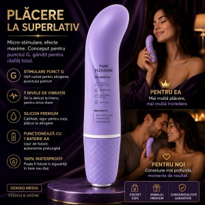 Vibrator Mini Silicon Punctul G Mov Thumb 12