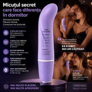 Vibrator Mini Silicon Punctul G Mov Thumb 15