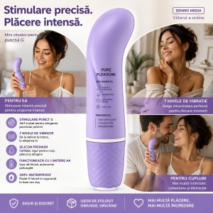 Vibrator Mini Silicon Punctul G Mov Thumb 18