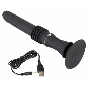 Vibrator Portabil Sex Machine Negru Thumb 9
