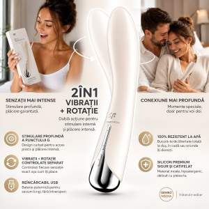 Vibrator Punctul G Satisfyer Spinning Vibe 1 Alb Thumb 10