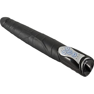 Vibrator Push Thrusting Negru Thumb 5