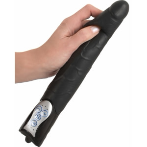 Vibrator Push Thrusting Negru Thumb 6