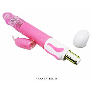 Vibrator Rabbit Rotație Și Împingere Fascination Roz Thumb 9