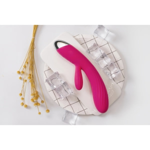 Vibrator Rabbit Încălzire Svakom Angel Roz Thumb 6