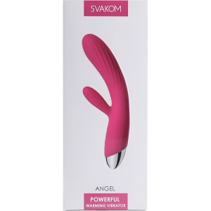 Vibrator Rabbit Încălzire Svakom Angel Roz Thumb 16