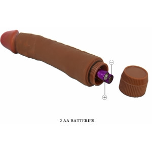 Vibrator Realist Ergonomic Pentru Cuplu 24cm Multi‑viteze Maro Thumb 10