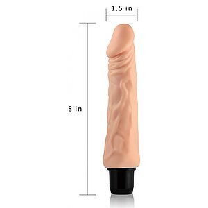 Vibrator 20cm Real Feel Lovetoy Thumb 4